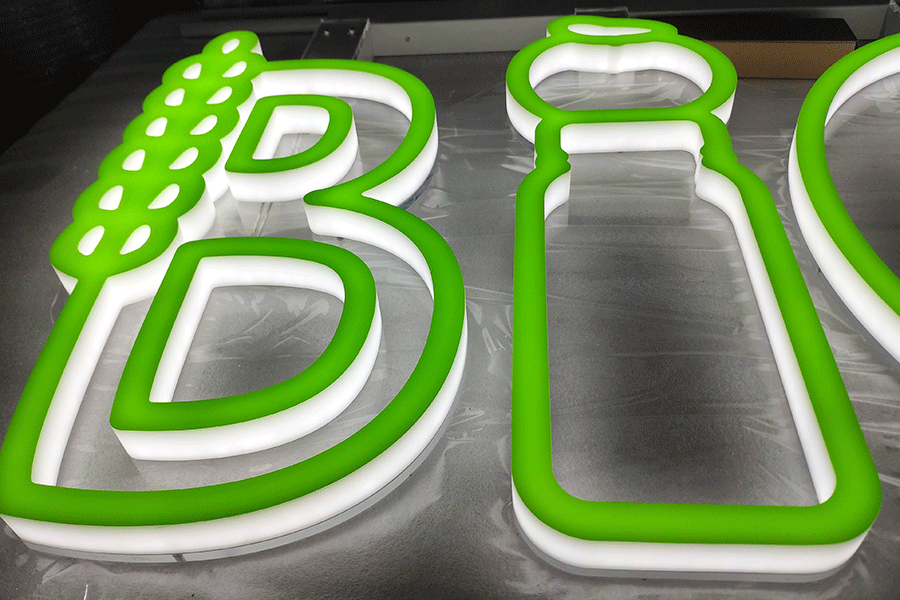 亞克力迷你發(fā)光字有哪些制作工藝流程？