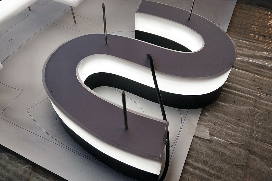 亞克力發(fā)光字制作常用字體有哪些？