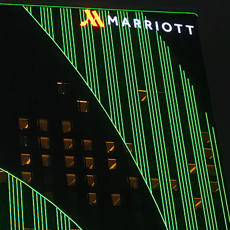 樓宇發(fā)光字亮化工程怎么做效果更好？
