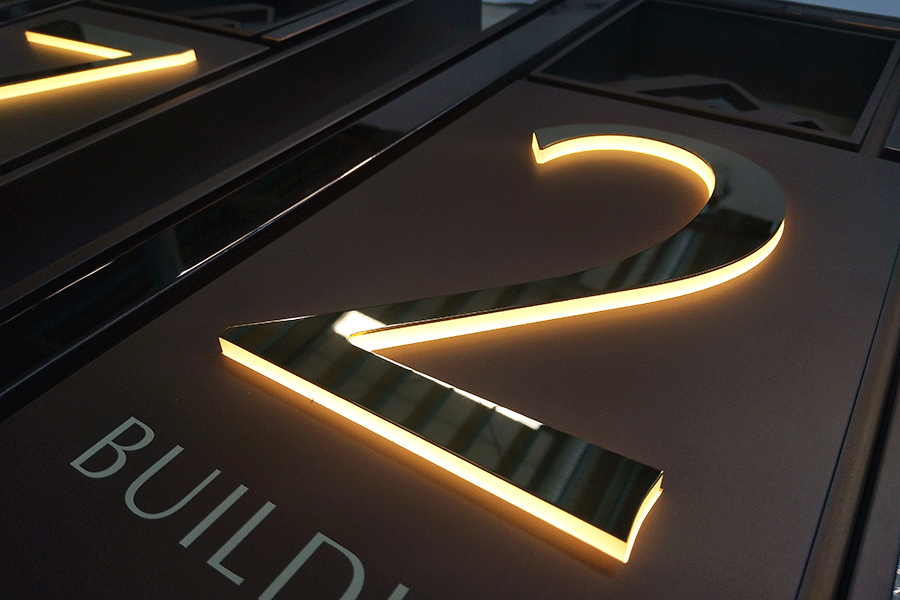 門牌發(fā)光字設計制作有什么特征？